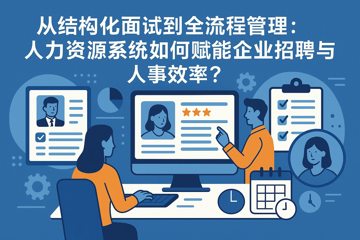 从结构化面试到全流程管理：人力资源系统如何赋能企业招聘与人事效率？