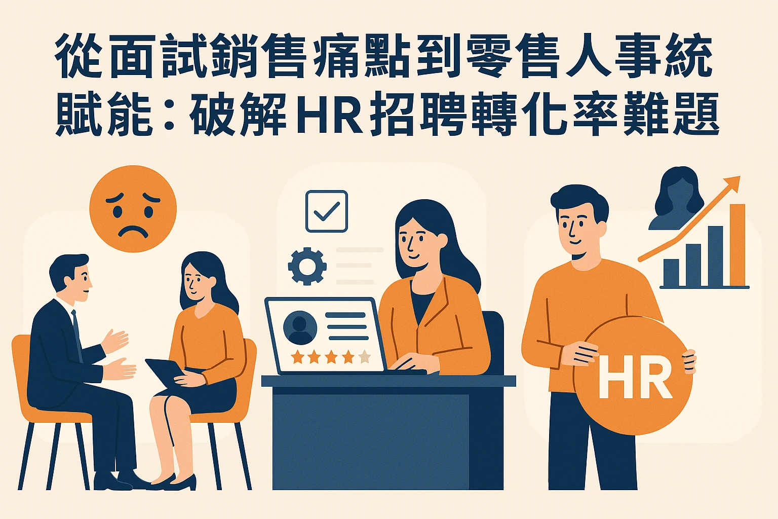 从面试销售痛点到零售业人事系统赋能：破解HR招聘转化率难题