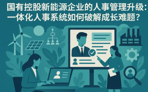国有控股新能源企业的人事管理升级：一体化人事系统如何破解成长难题？