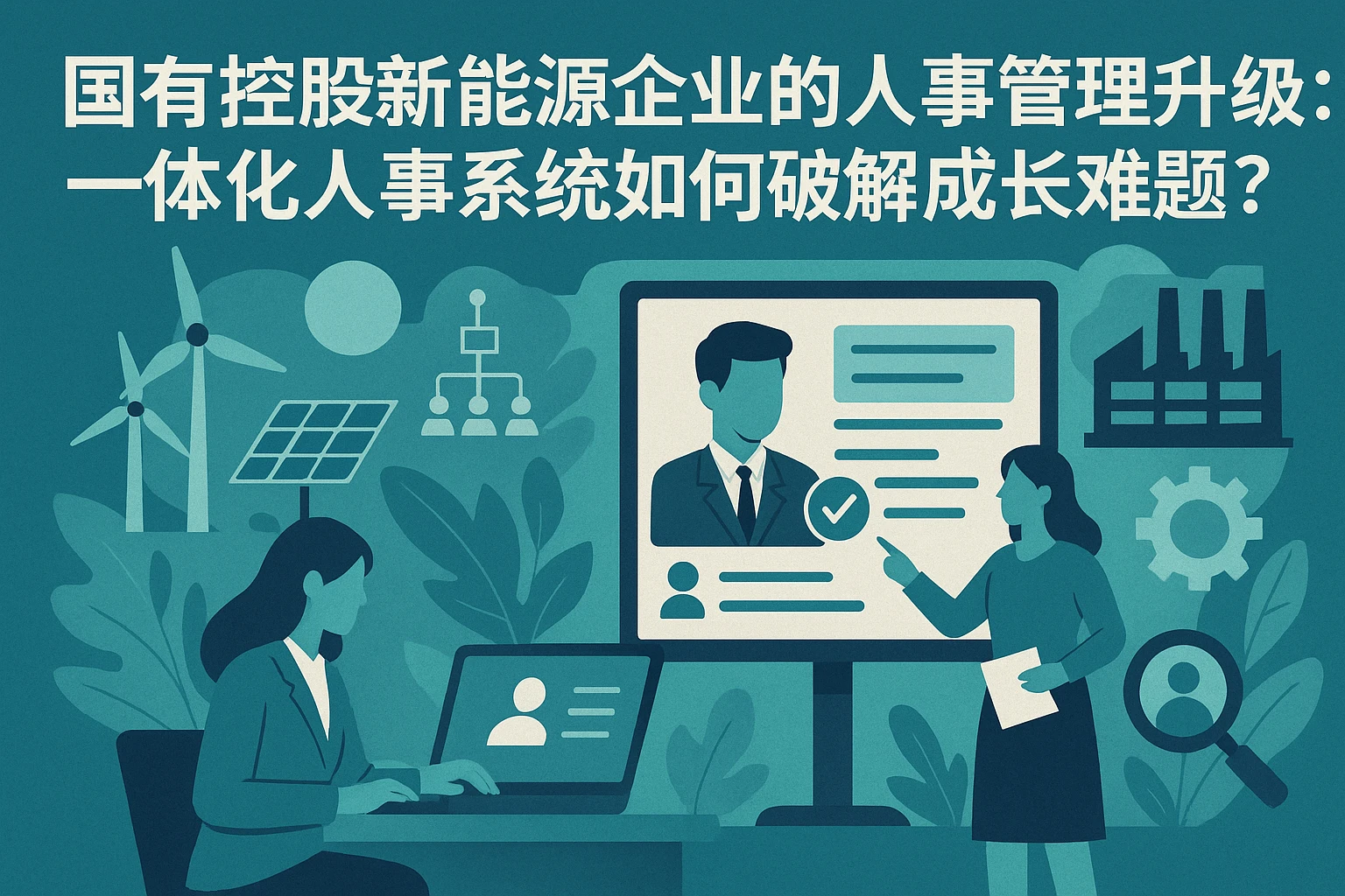 国有控股新能源企业的人事管理升级：一体化人事系统如何破解成长难题？