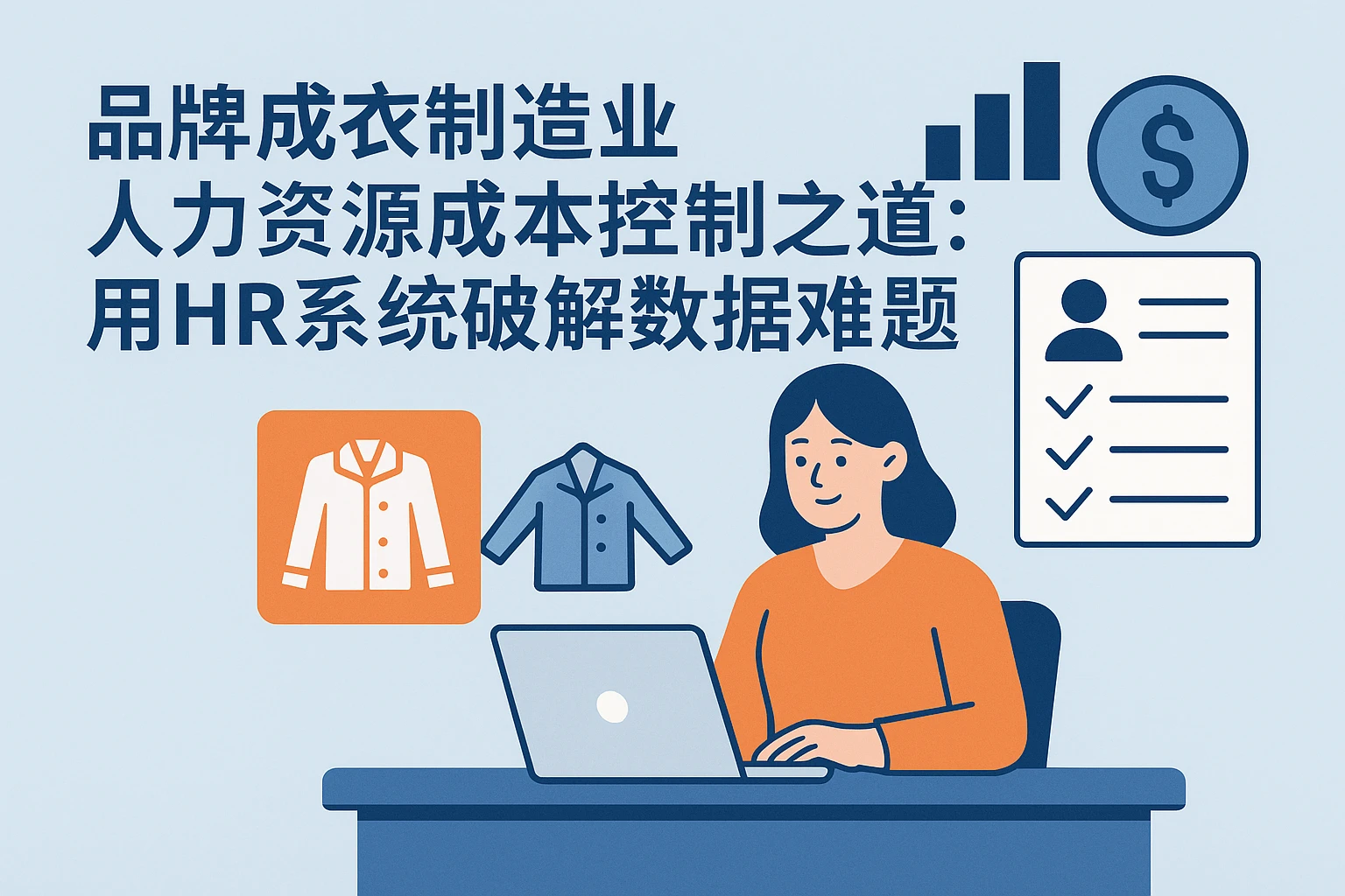 品牌成衣制造业人力资源成本控制之道：用HR系统破解数据难题