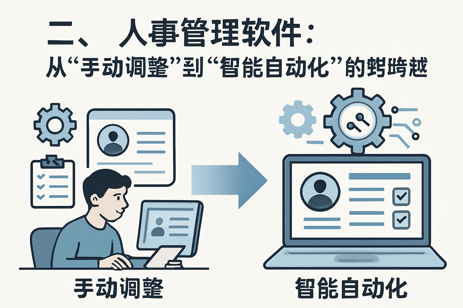 二、人事管理软件：从“手动调整”到“智能自动化”的跨越