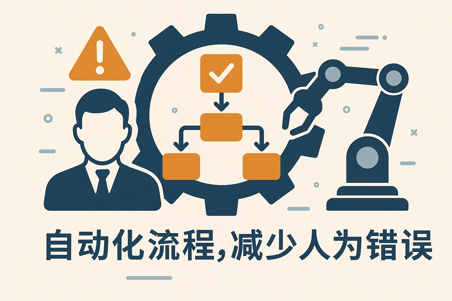 2. 自动化流程，减少人为错误