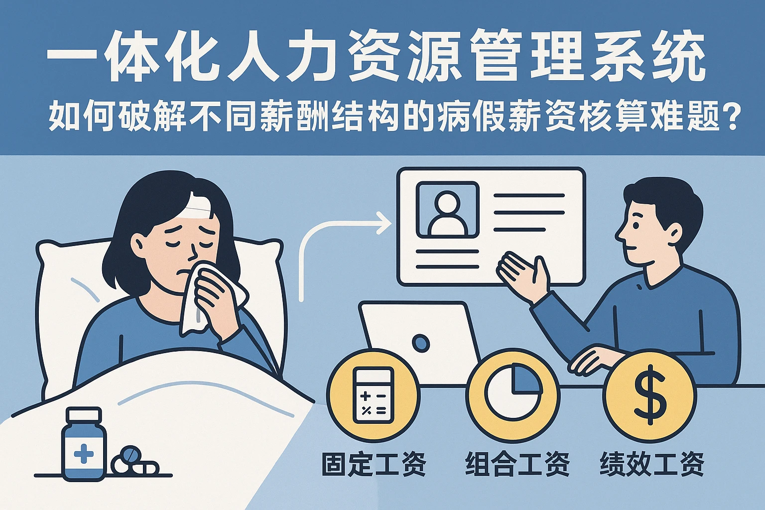 一体化人力资源管理系统如何破解不同薪酬结构的病假薪资核算难题？