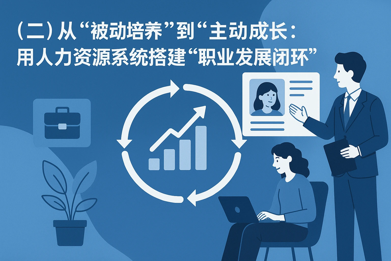 （二）从“被动培养”到“主动成长”：用人力资源系统搭建“职业发展闭环”