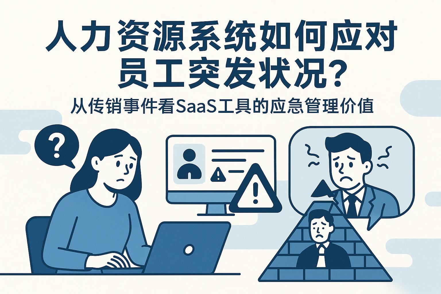 人力资源系统如何应对员工突发状况？从传销事件看SaaS工具的应急管理价值