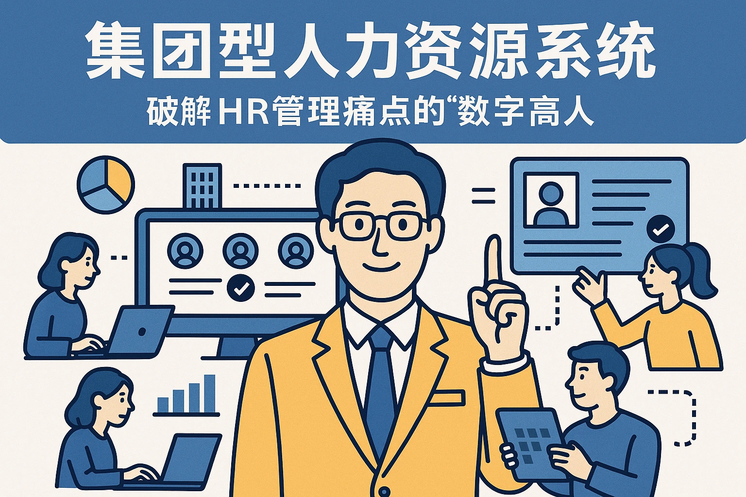 集团型人力资源系统：破解HR管理痛点的“数字高人”