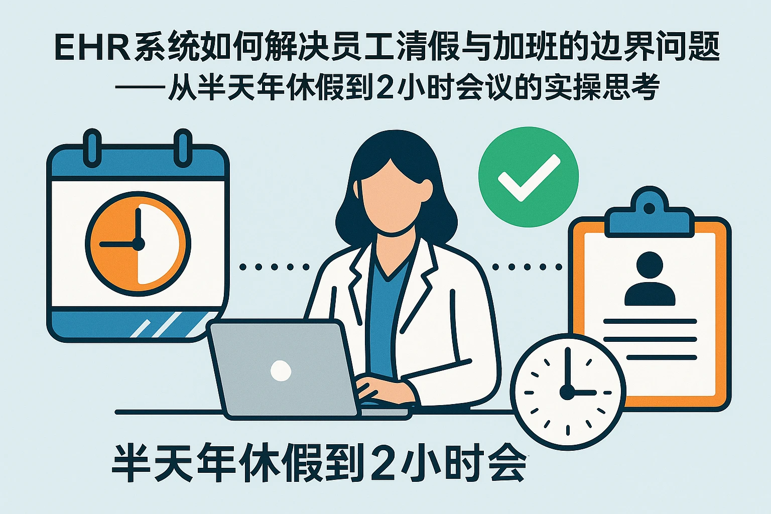 EHR系统如何解决员工请假与加班的边界问题——从半天年休假到2小时会议的实操思考