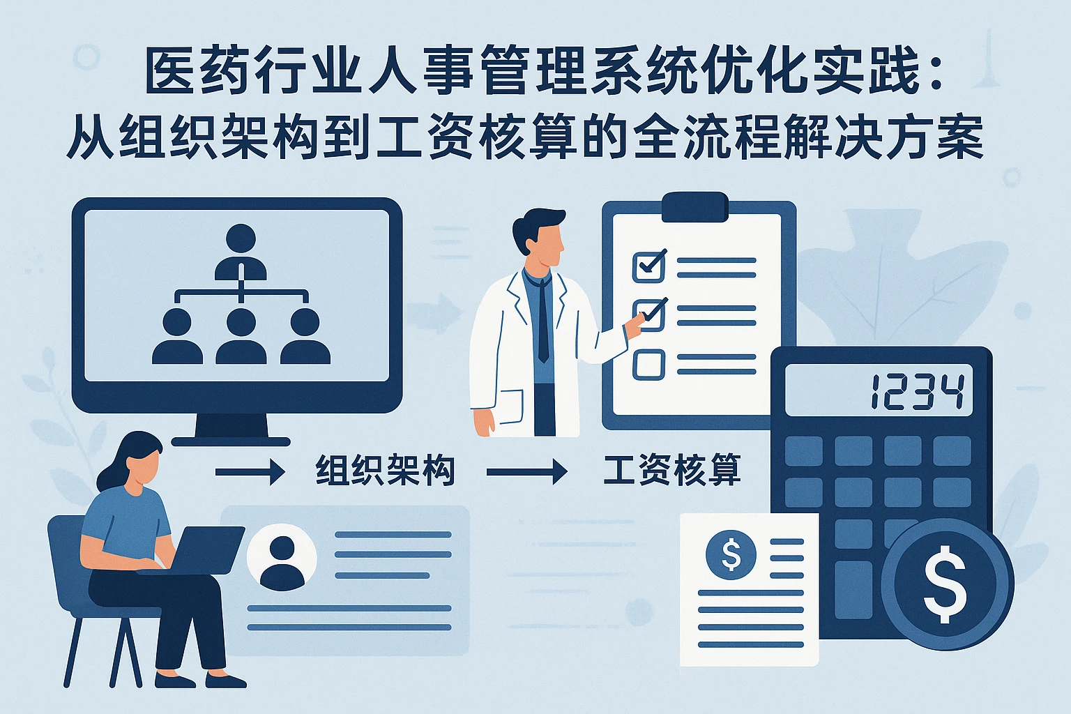 医药行业人事管理系统优化实践：从组织架构到工资核算的全流程解决方案