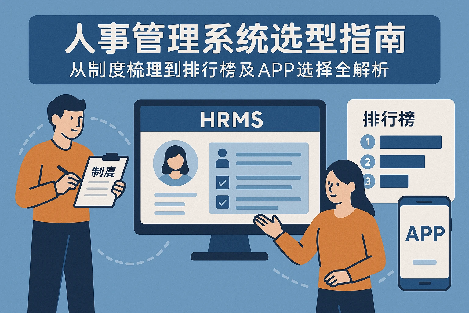 人事管理系统选型指南：从制度梳理到排行榜及APP选择全解析