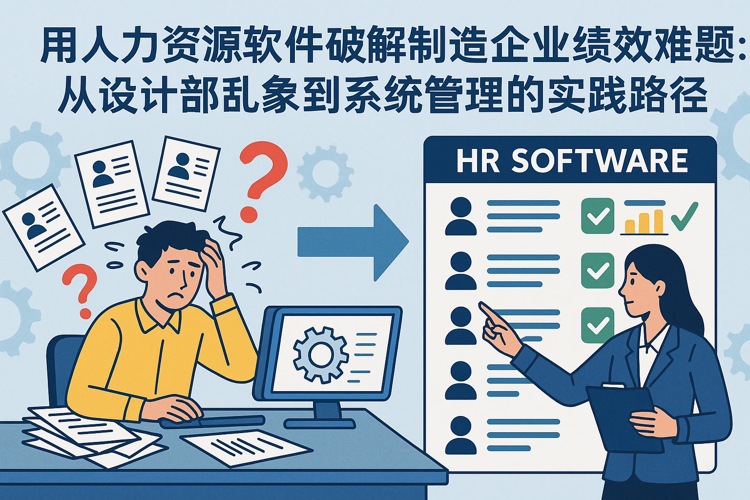 用人力资源软件破解制造企业绩效难题：从设计部乱象到系统管理的实践路径
