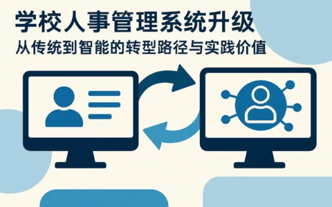 学校人事管理系统升级：从传统到智能的转型路径与实践价值
