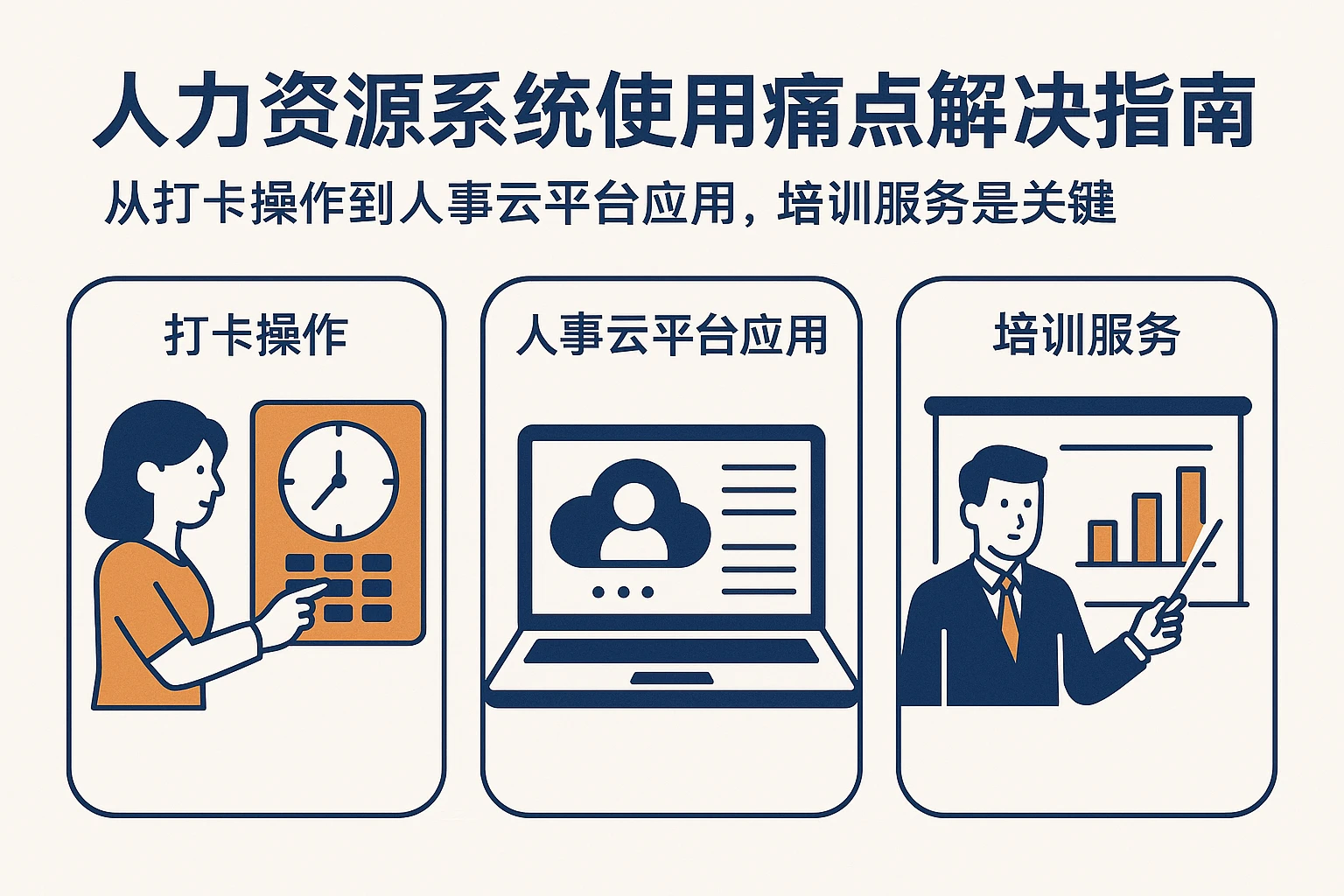 人力资源系统使用痛点解决指南：从打卡操作到人事云平台应用，培训服务是关键