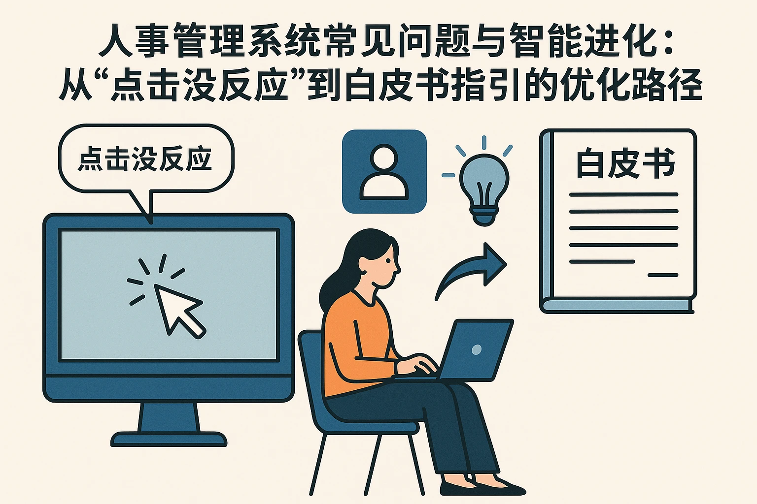 人事管理系统常见问题与智能进化：从“点击没反应”到白皮书指引的优化路径