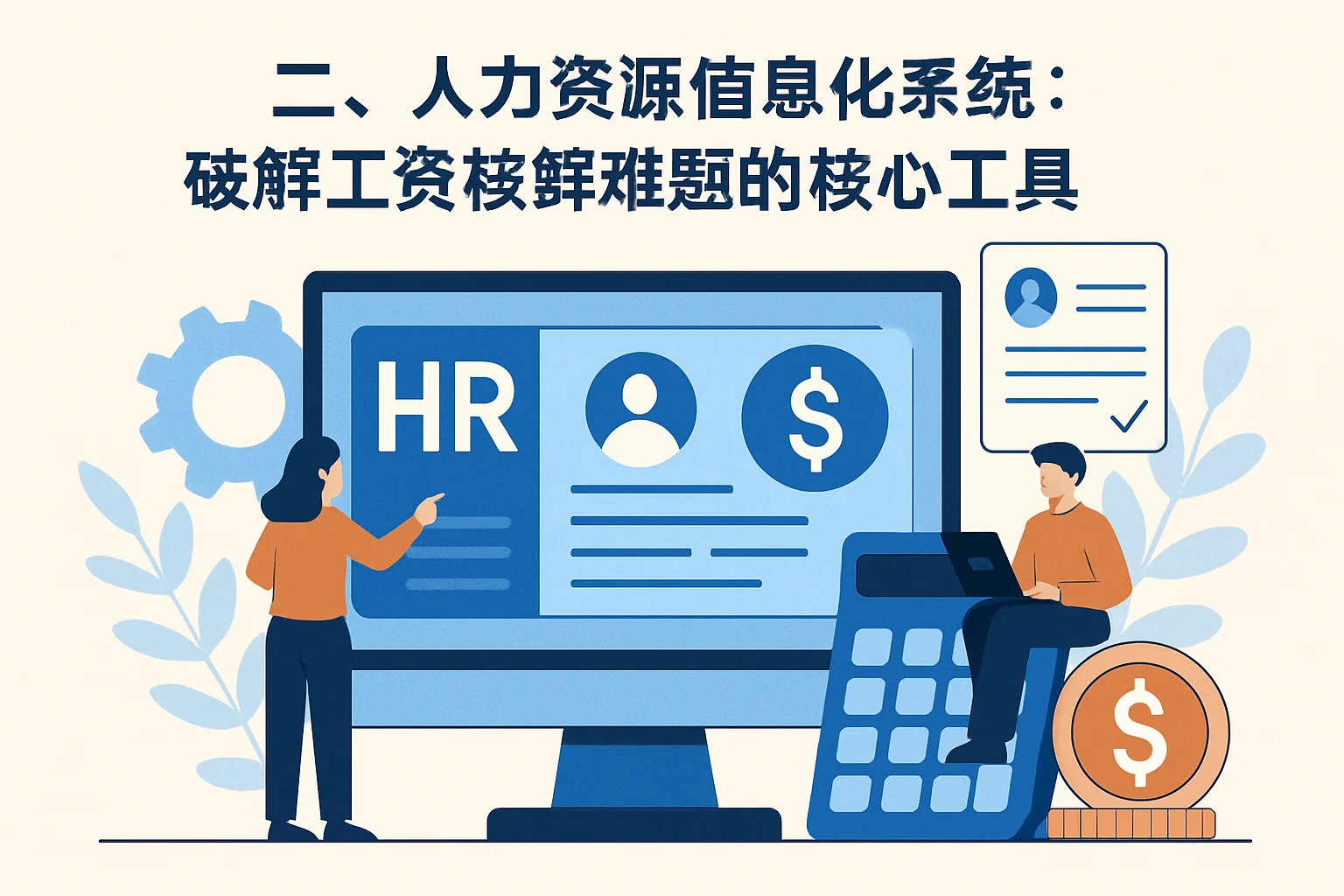 二、人力资源信息化系统：破解工资核算难题的核心工具
