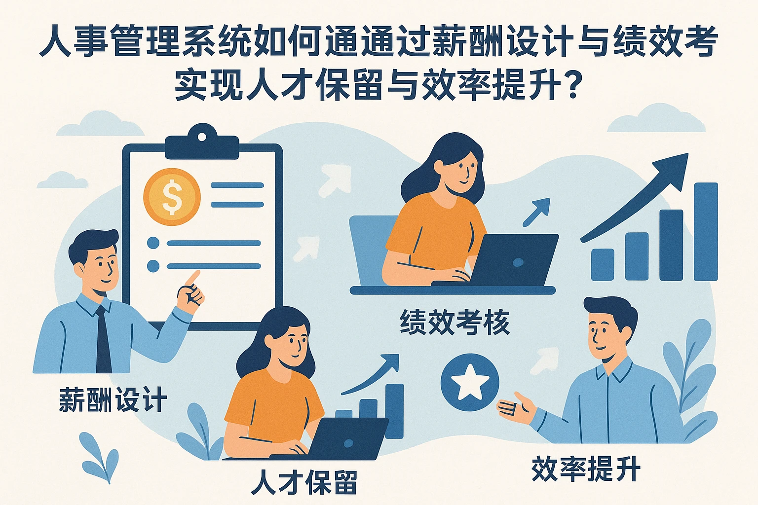 人事管理系统如何通过薪酬设计与绩效考核实现人才保留与效率提升？
