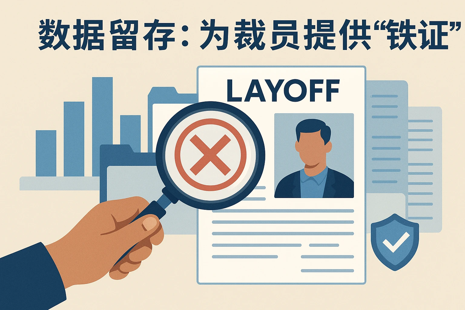 2. 数据留存：为裁员提供“铁证”