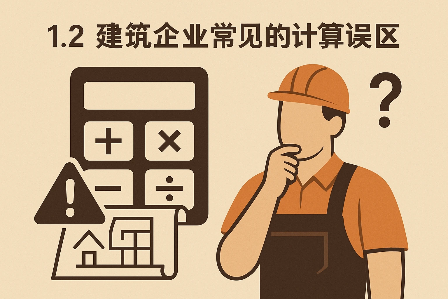 1.2 建筑企业常见的计算误区