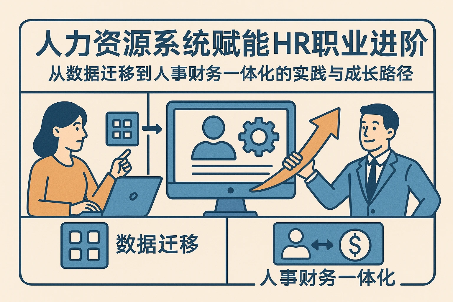 人力资源系统赋能HR职业进阶：从数据迁移到人事财务一体化的实践与成长路径