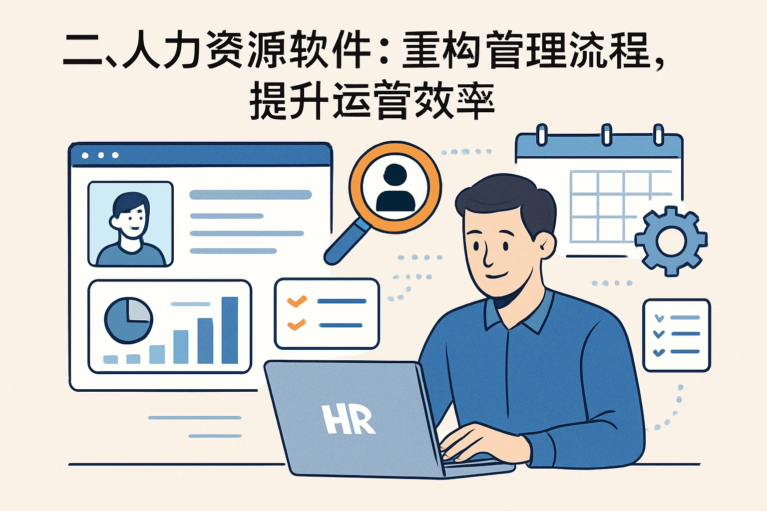 二、人力资源软件：重构管理流程，提升运营效率