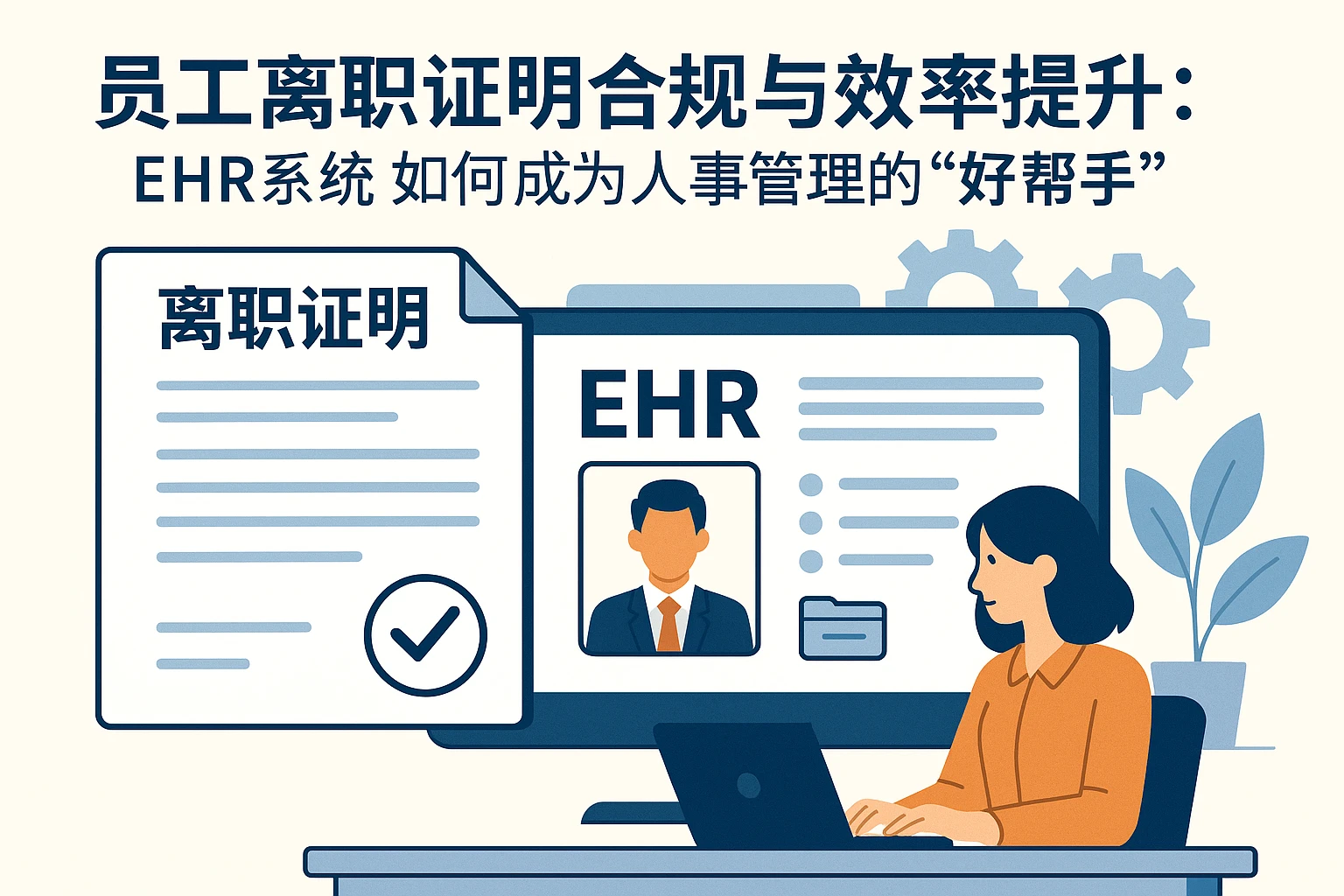 员工离职证明合规与效率提升：EHR系统如何成为人事管理的“好帮手”