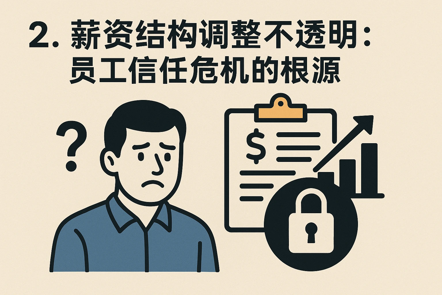2. 薪资结构调整不透明：员工信任危机的根源