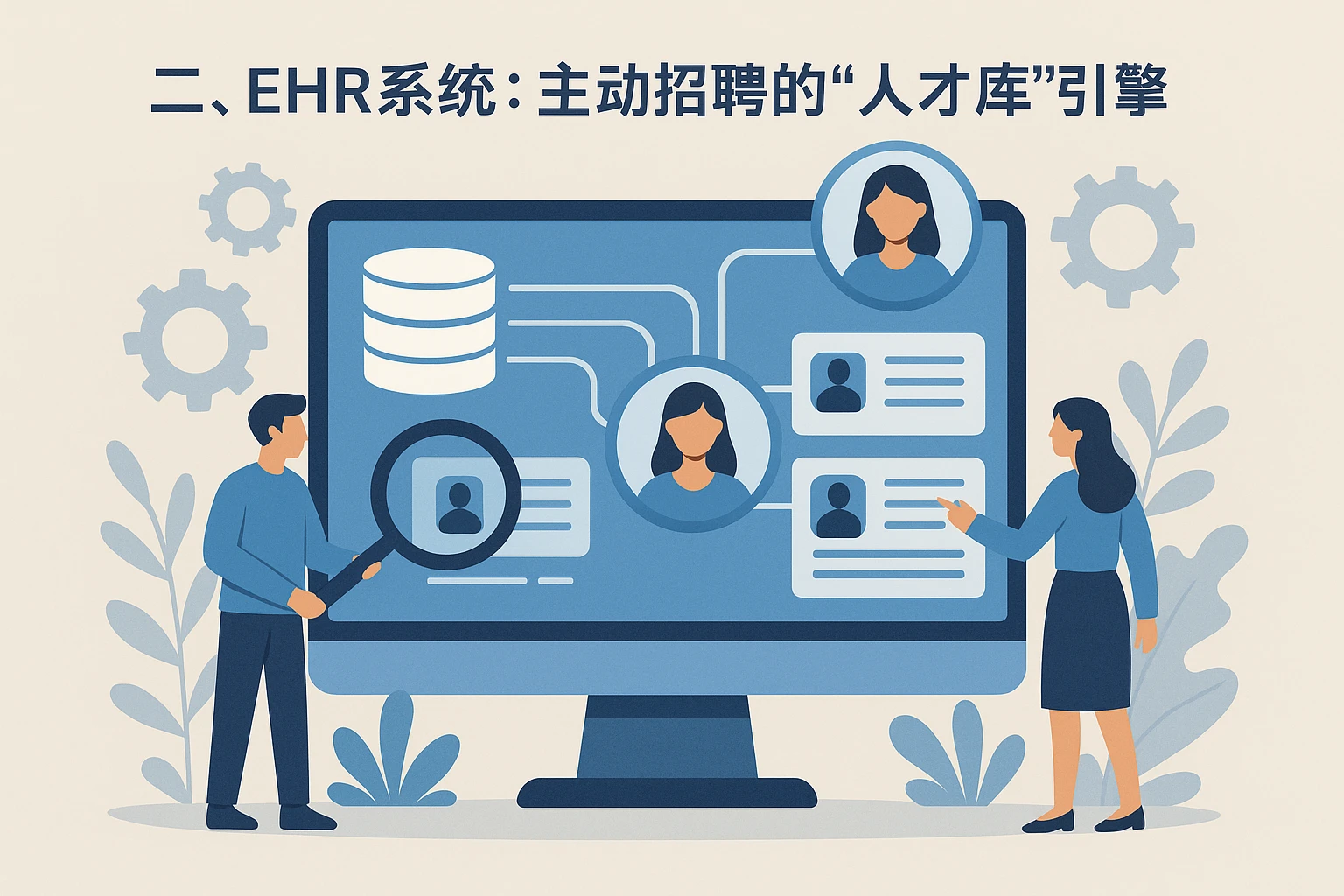 二、EHR系统：主动招聘的“人才库引擎”