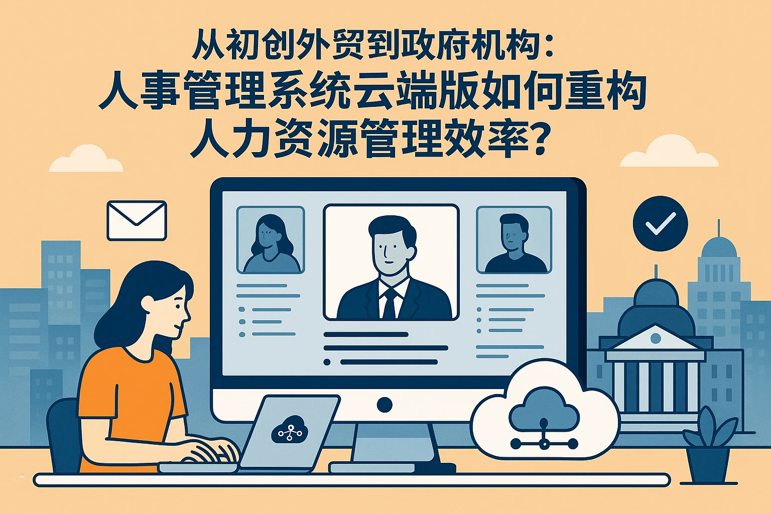 从初创外贸到政府机构：人事管理系统云端版如何重构人力资源管理效率？