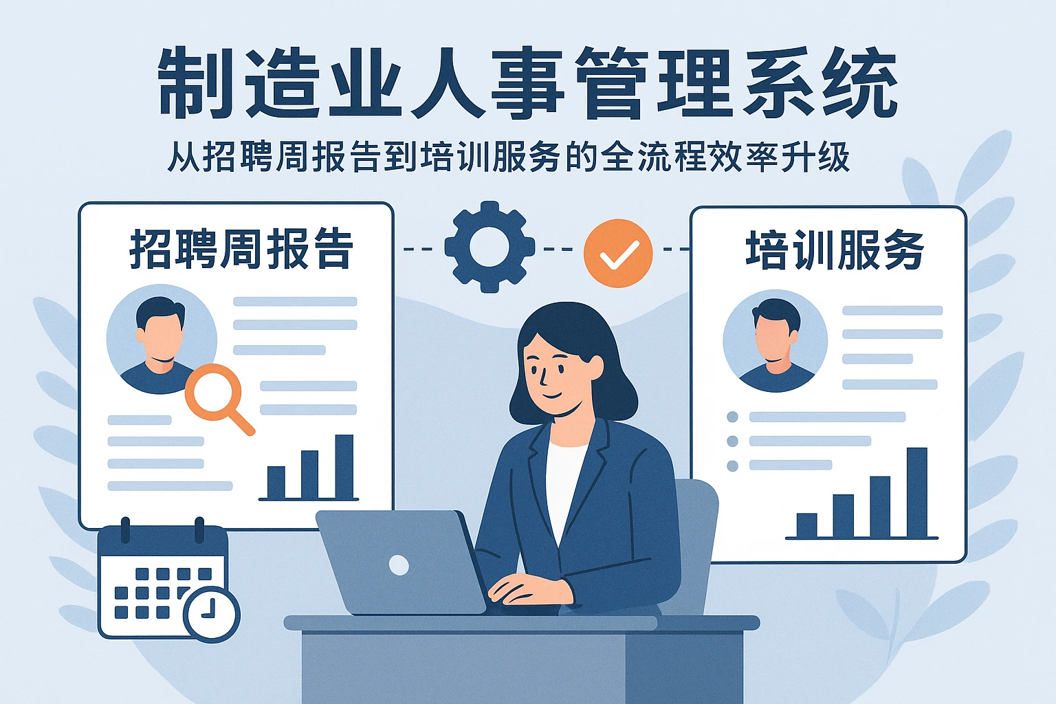 制造业人事管理系统：从招聘周报告到培训服务的全流程效率升级