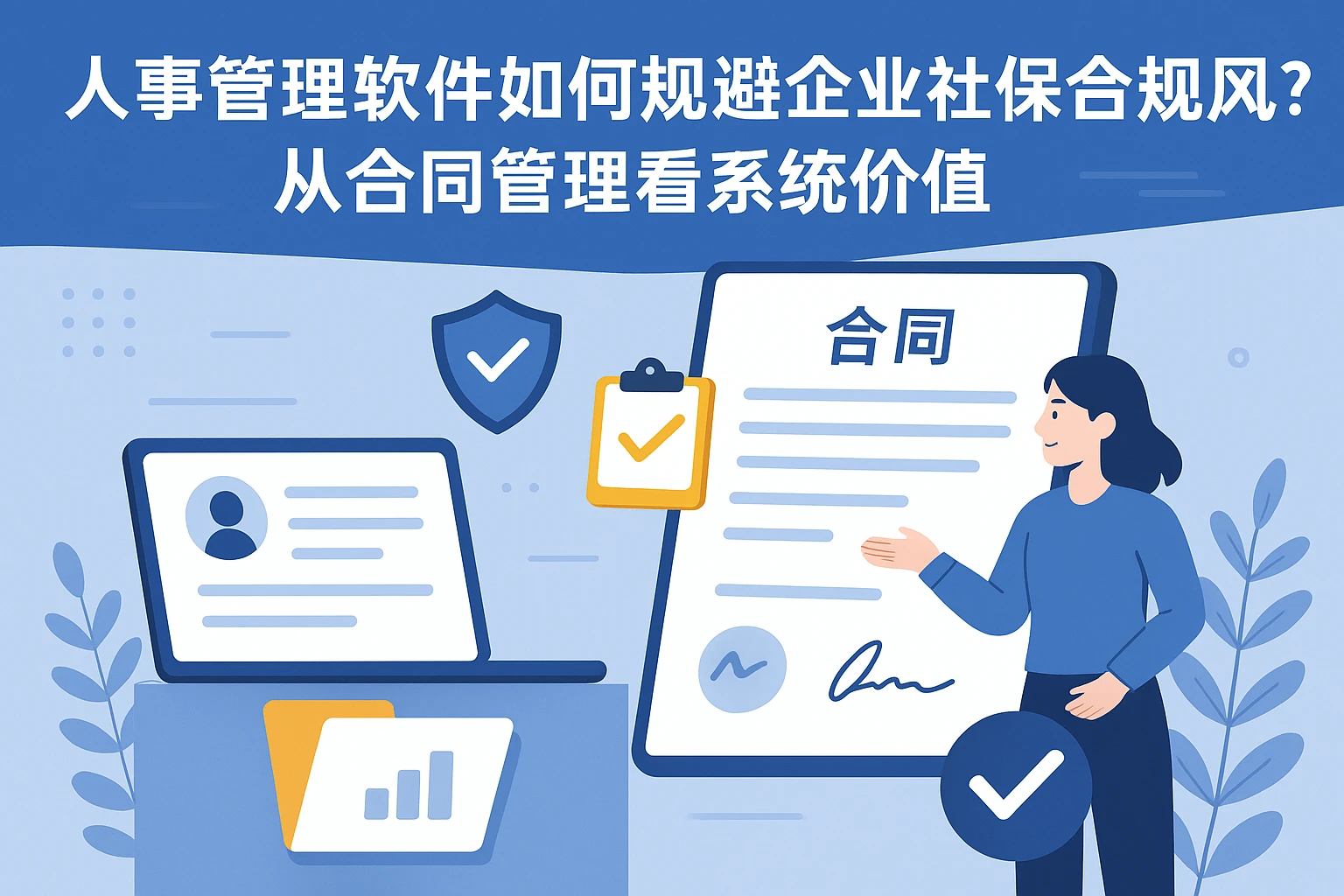 人事管理软件如何规避企业社保合规风险？从合同管理看系统价值