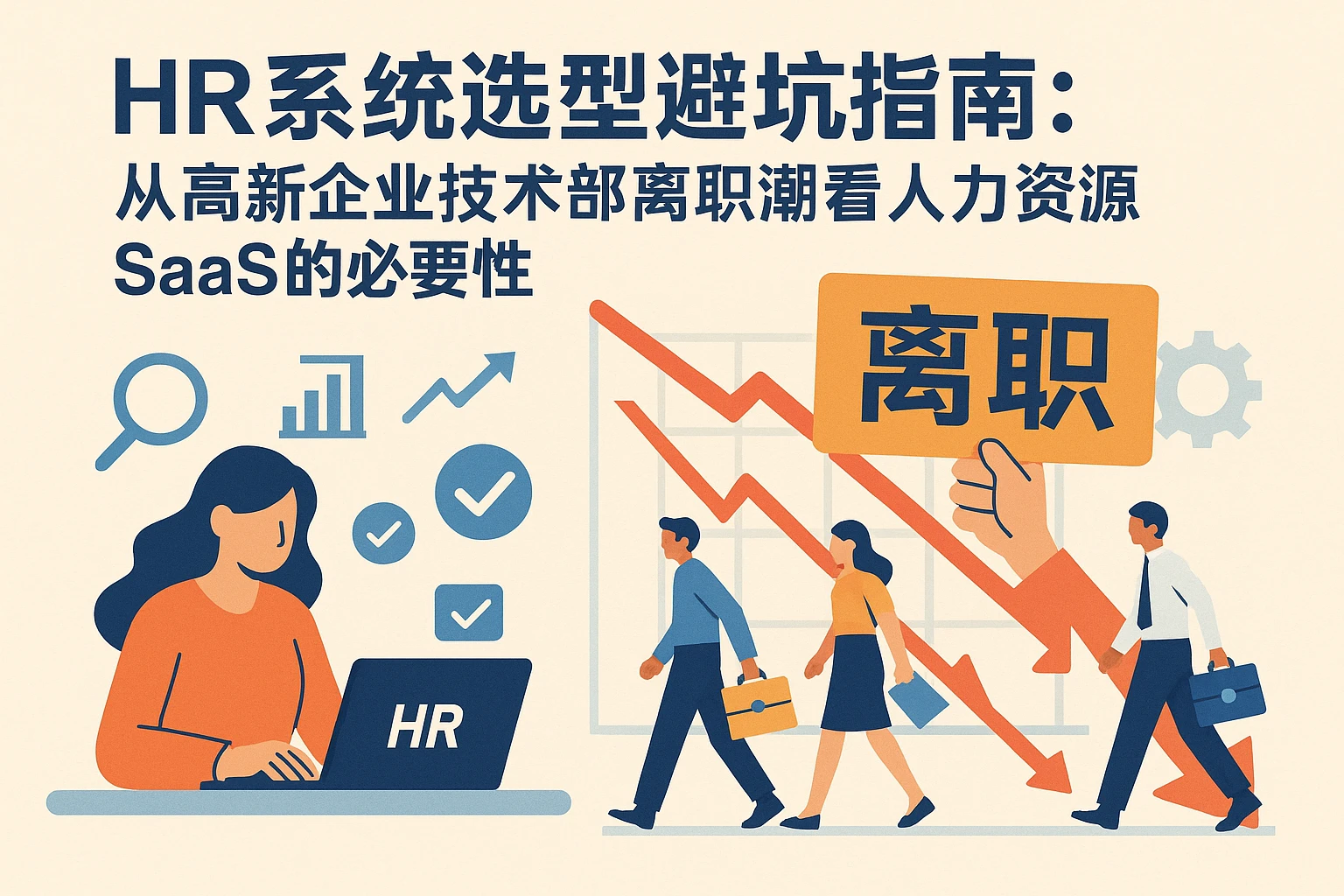 HR系统选型避坑指南:从高新企业技术部离职潮看人力资源SaaS的必要性