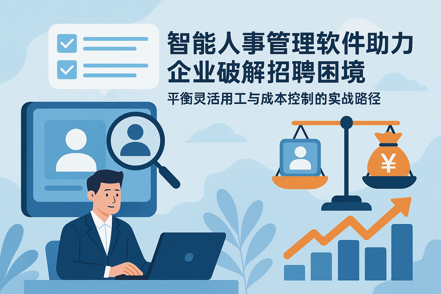 智能人事管理软件助力企业破解招聘困境：平衡灵活用工与成本控制的实战路径