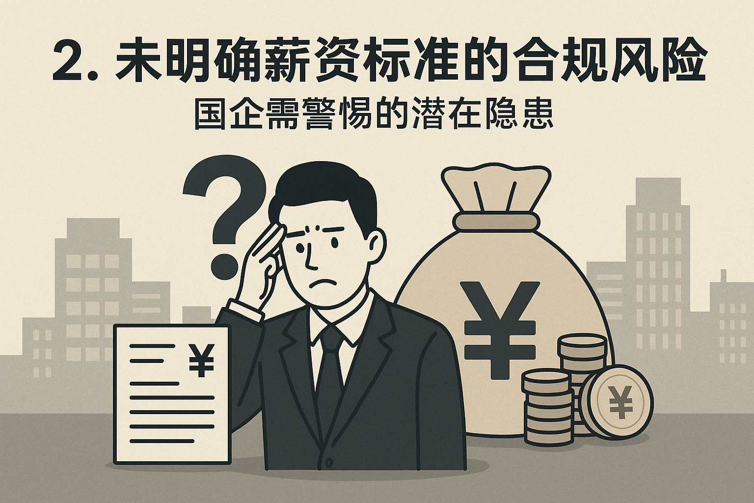 2. 未明确薪资标准的合规风险：国企需警惕的潜在隐患