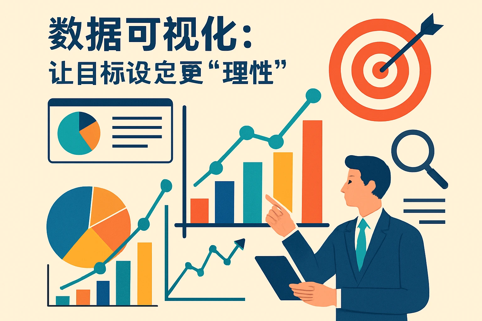 2. 数据可视化：让目标设定更“理性”