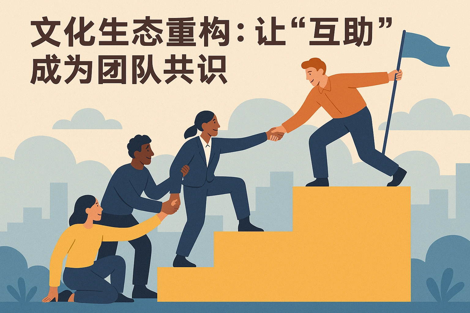 2. 文化生态重构：让“互助”成为团队共识
