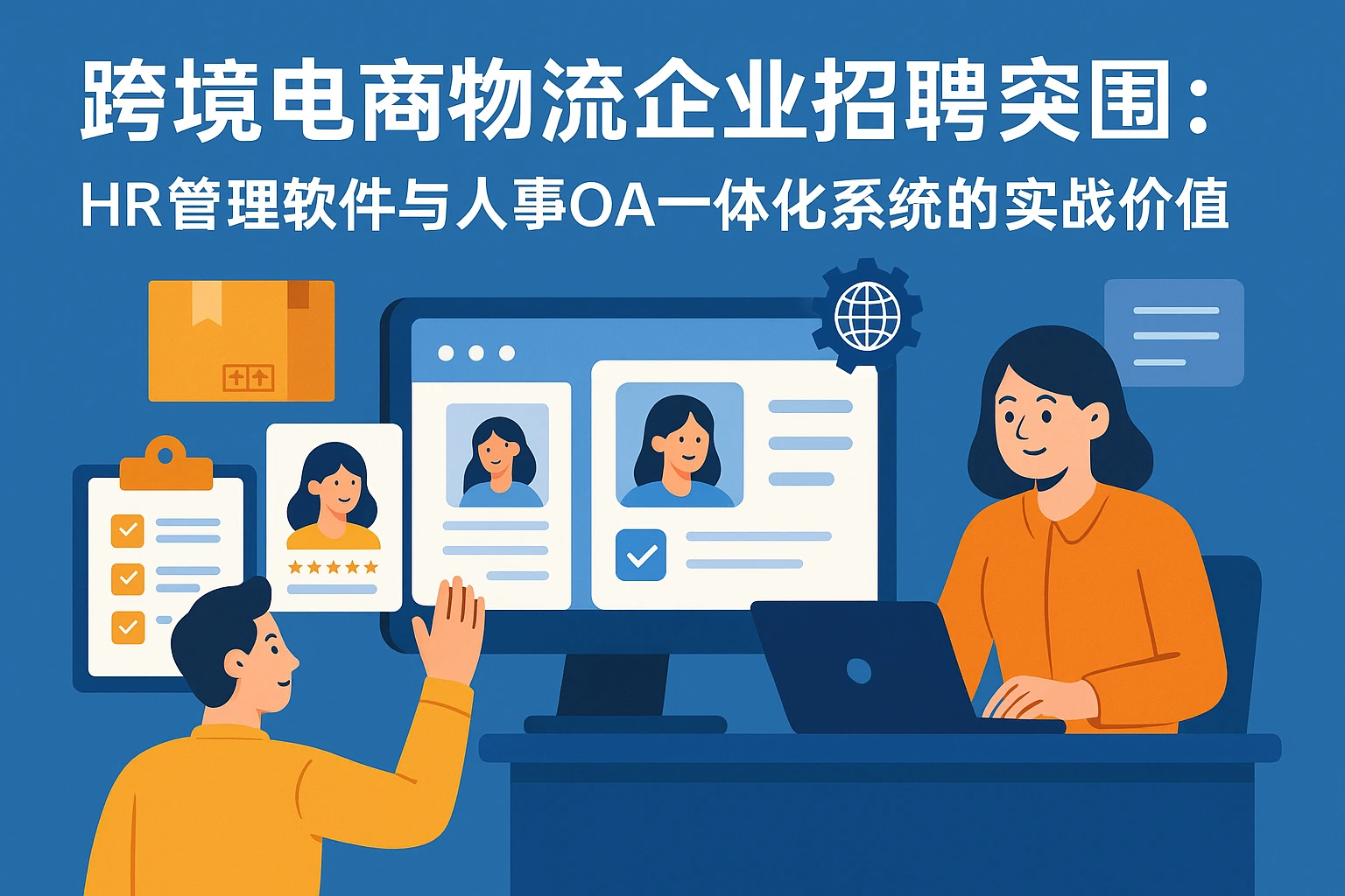 跨境电商物流企业招聘突围:HR管理软件与人事OA一体化系统的实战价值