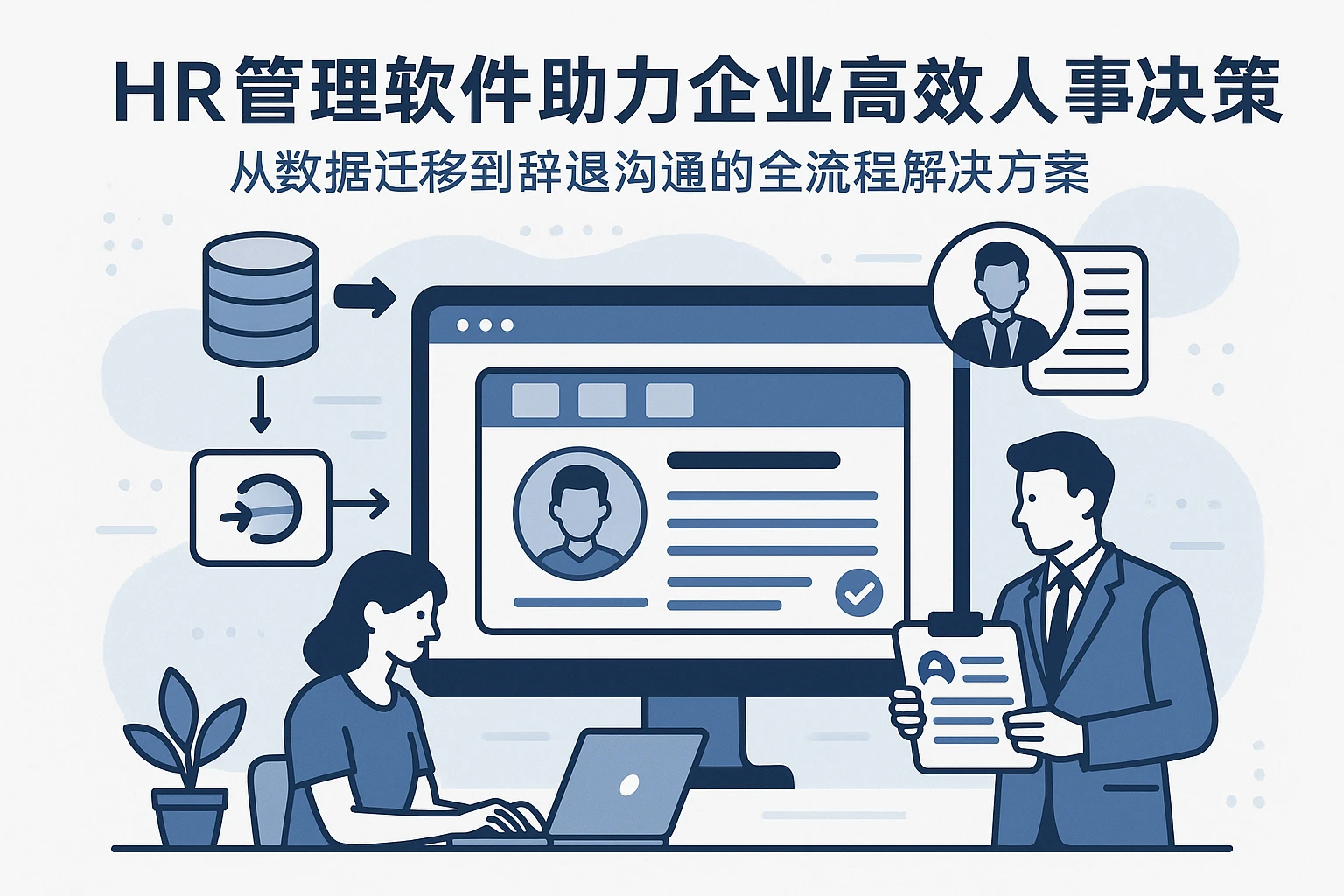 HR管理软件助力企业高效人事决策：从数据迁移到辞退沟通的全流程解决方案