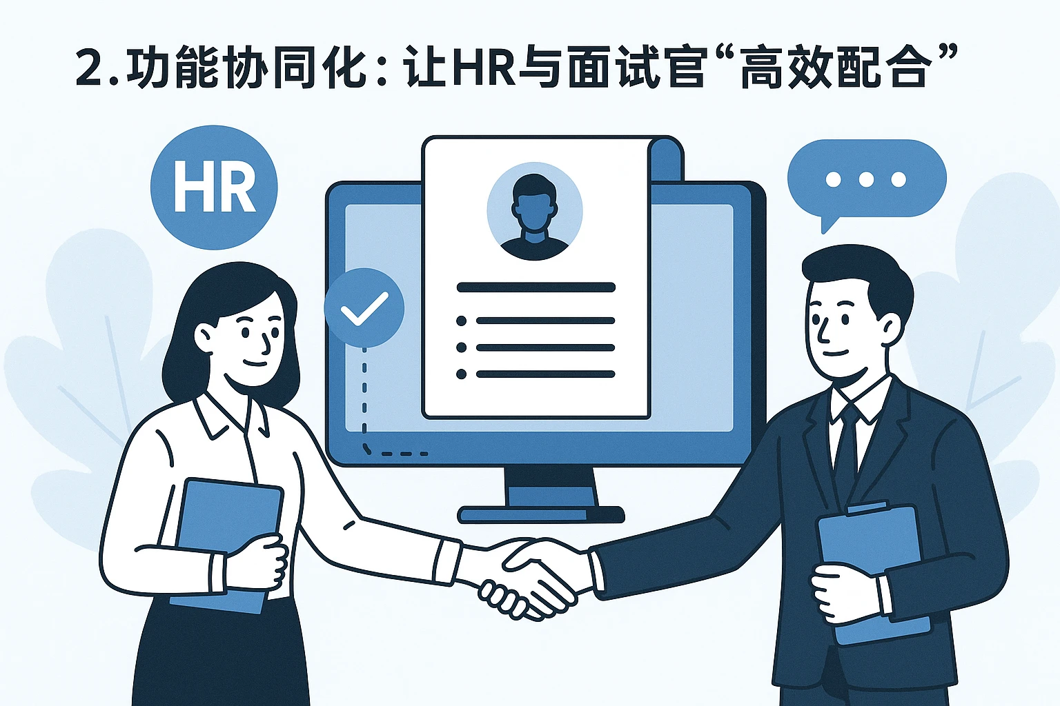 2. 功能协同化：让HR与面试官“高效配合”