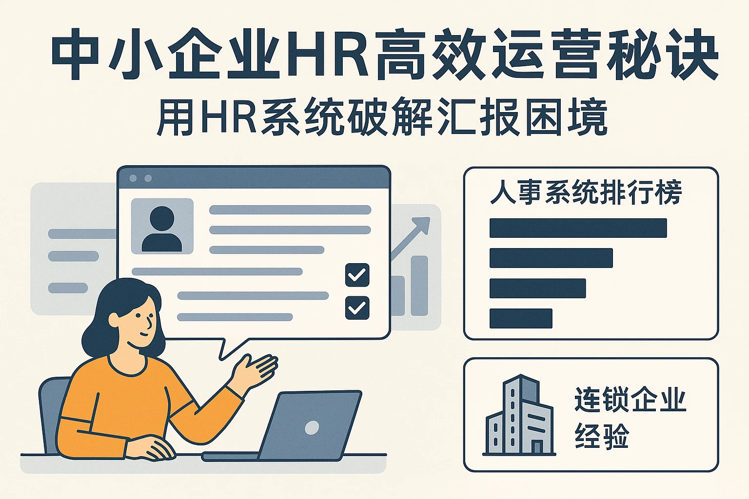 中小企业HR高效运营秘诀：用HR系统破解汇报困境，附人事系统排行榜及连锁企业经验