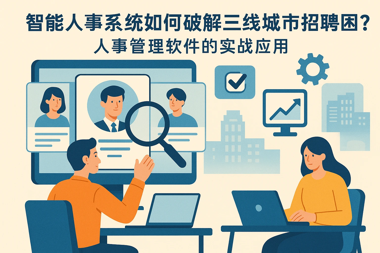 智能人事系统如何破解三线城市招聘困局？人事管理软件的实战应用