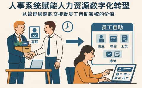 人事系统赋能人力资源数字化转型：从管理层离职交接看员工自助系统的价值