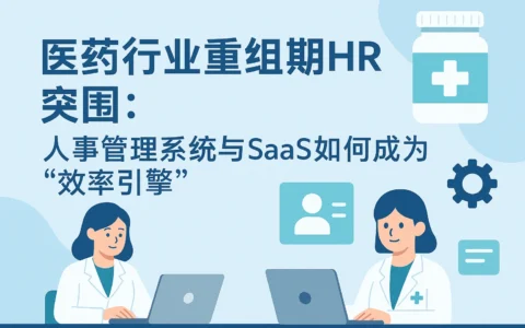 医药行业重组期HR突围：人事管理系统与SaaS如何成为“效率引擎”