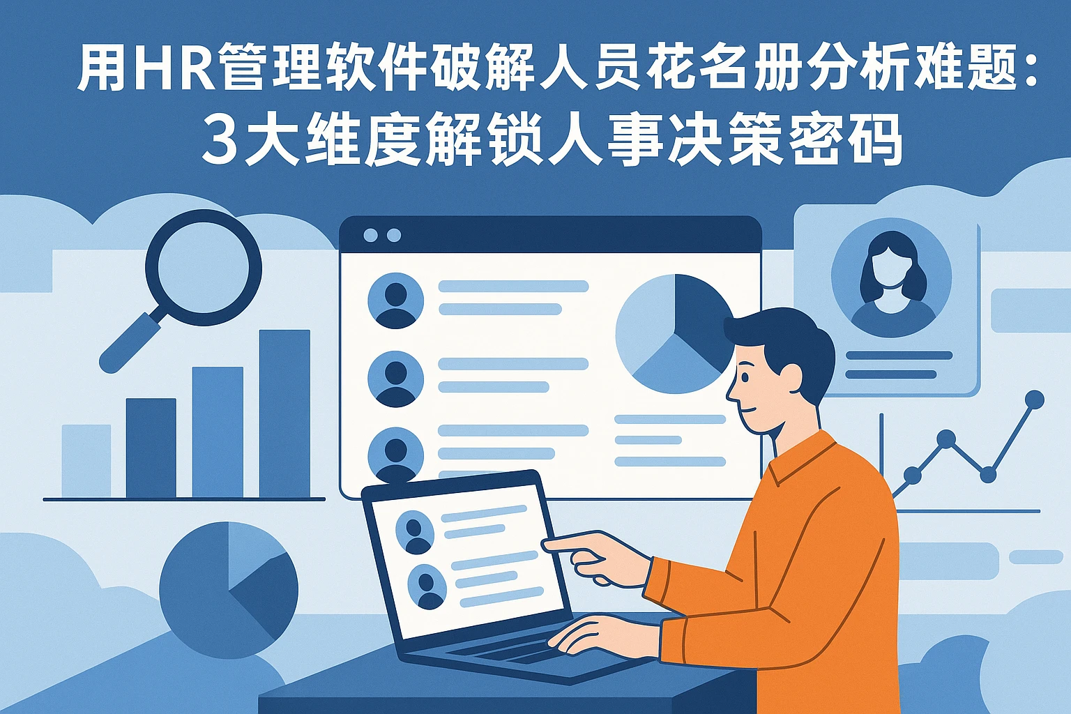 用HR管理软件破解人员花名册分析难题：3大维度解锁人事决策密码