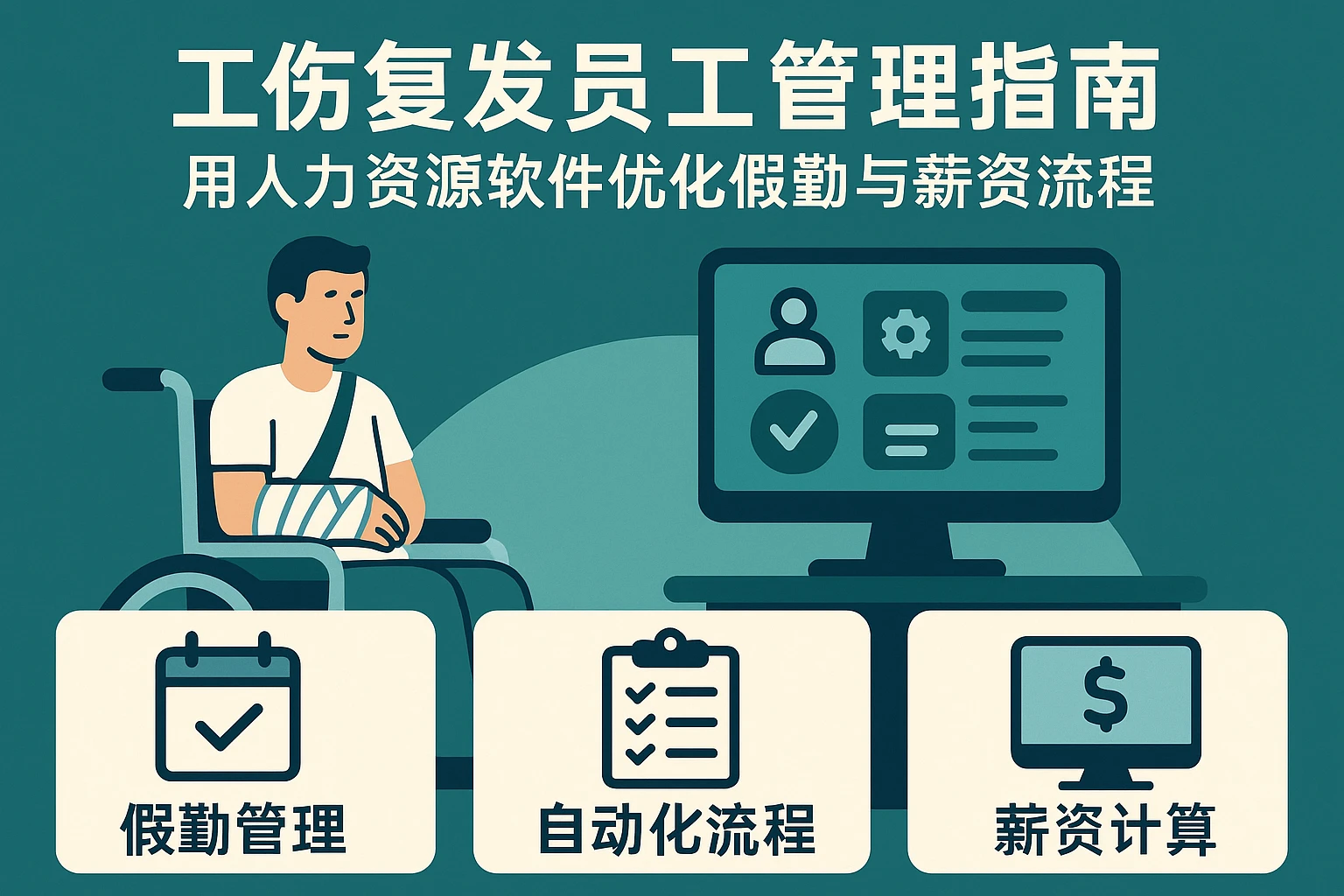 工伤复发员工管理指南：用人力资源软件优化假勤与薪资流程