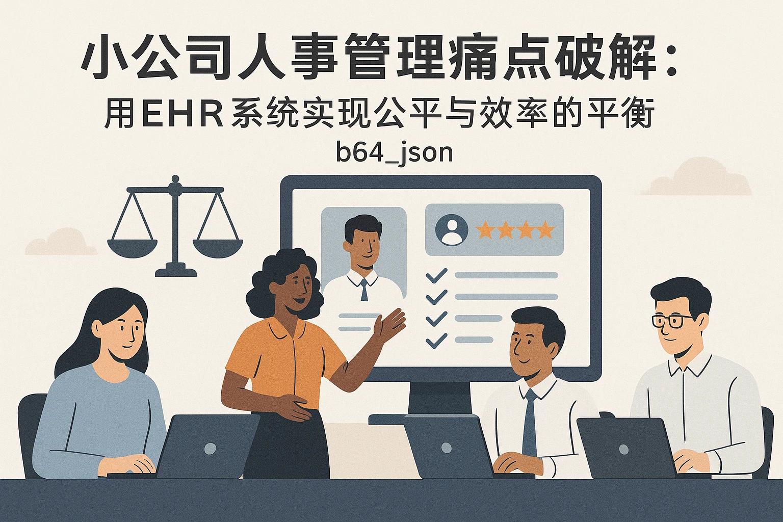 小公司人事管理痛点破解：用EHR系统实现公平与效率的平衡
