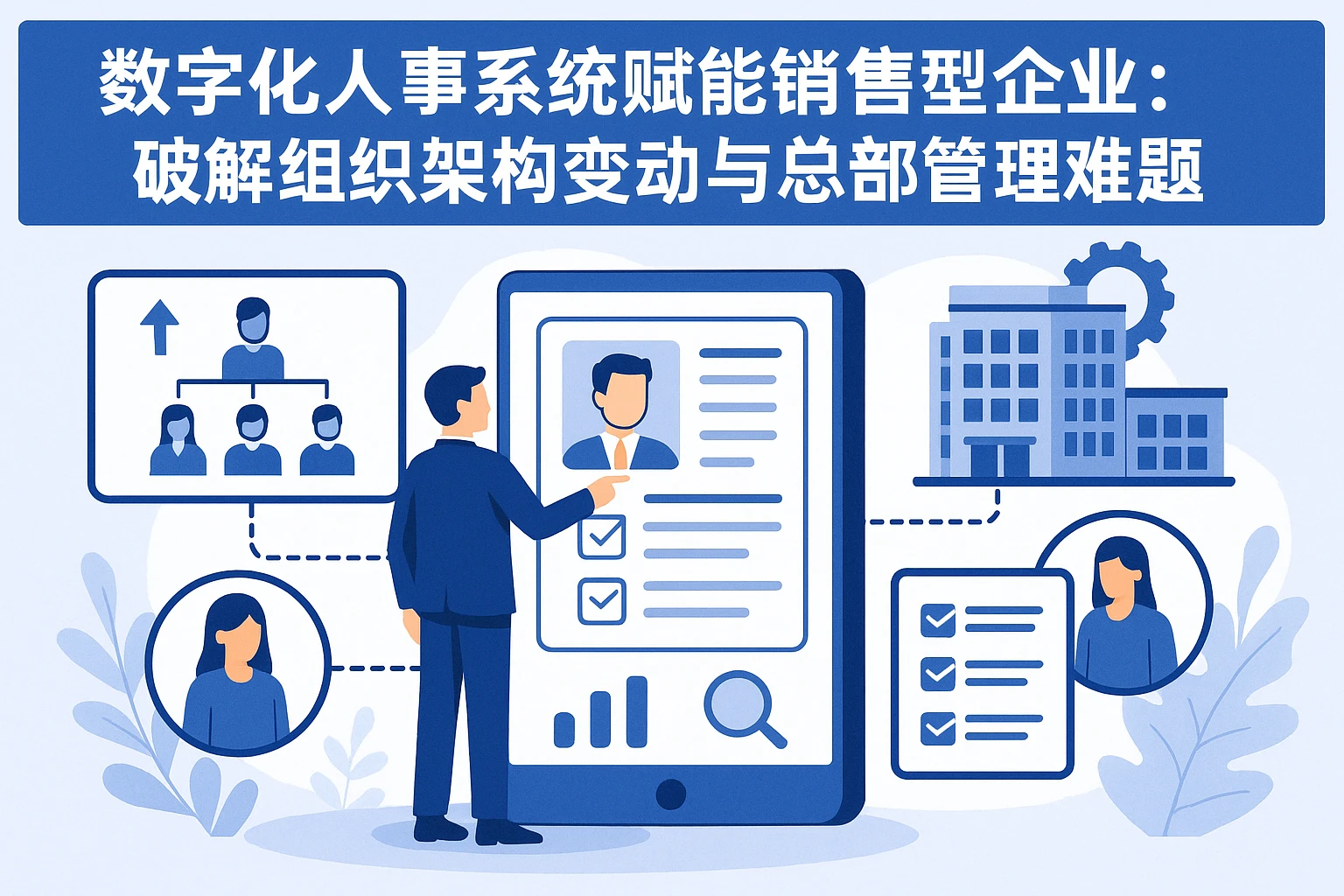 数字化人事系统赋能销售型企业：破解组织架构变动与总部管理难题
