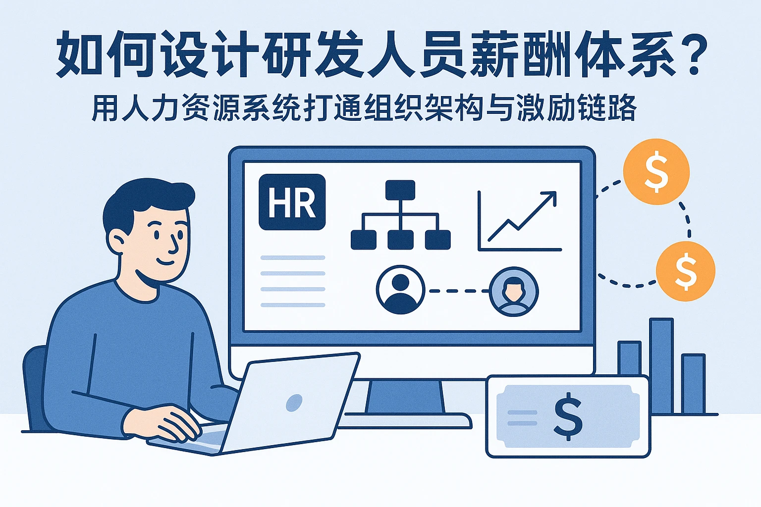 如何设计研发人员薪酬体系？用人力资源系统打通组织架构与激励链路