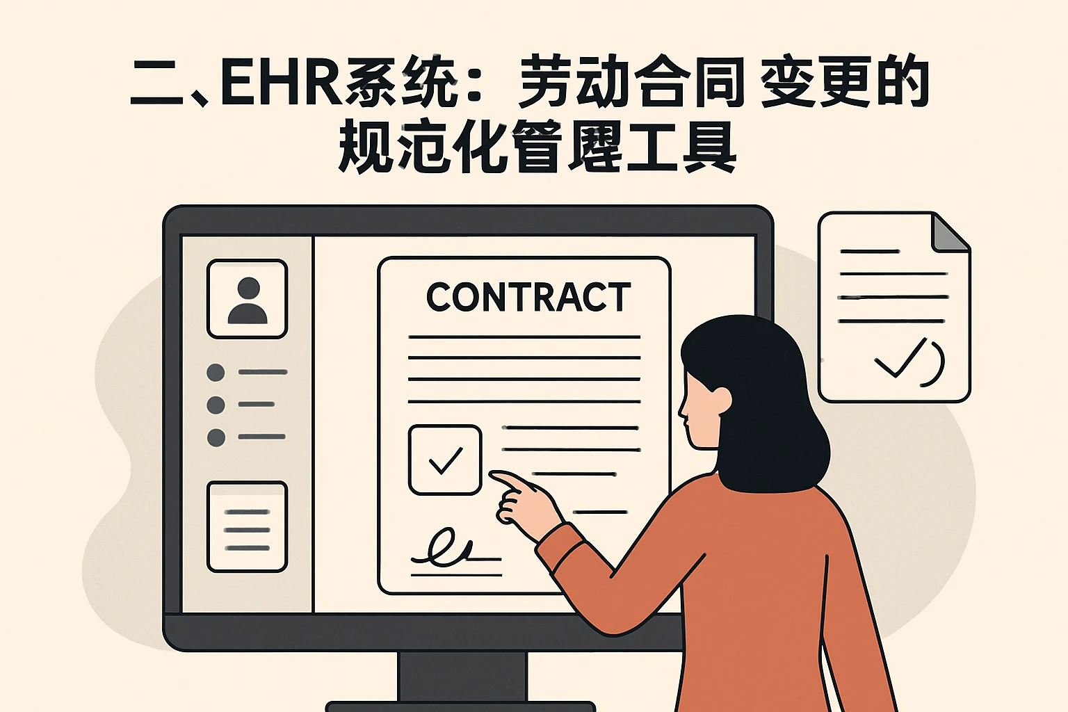 二、EHR系统：劳动合同变更的规范化管理工具