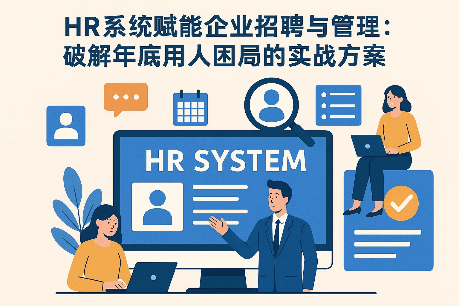 HR系统赋能企业招聘与管理：破解年底用人困局的实战方案