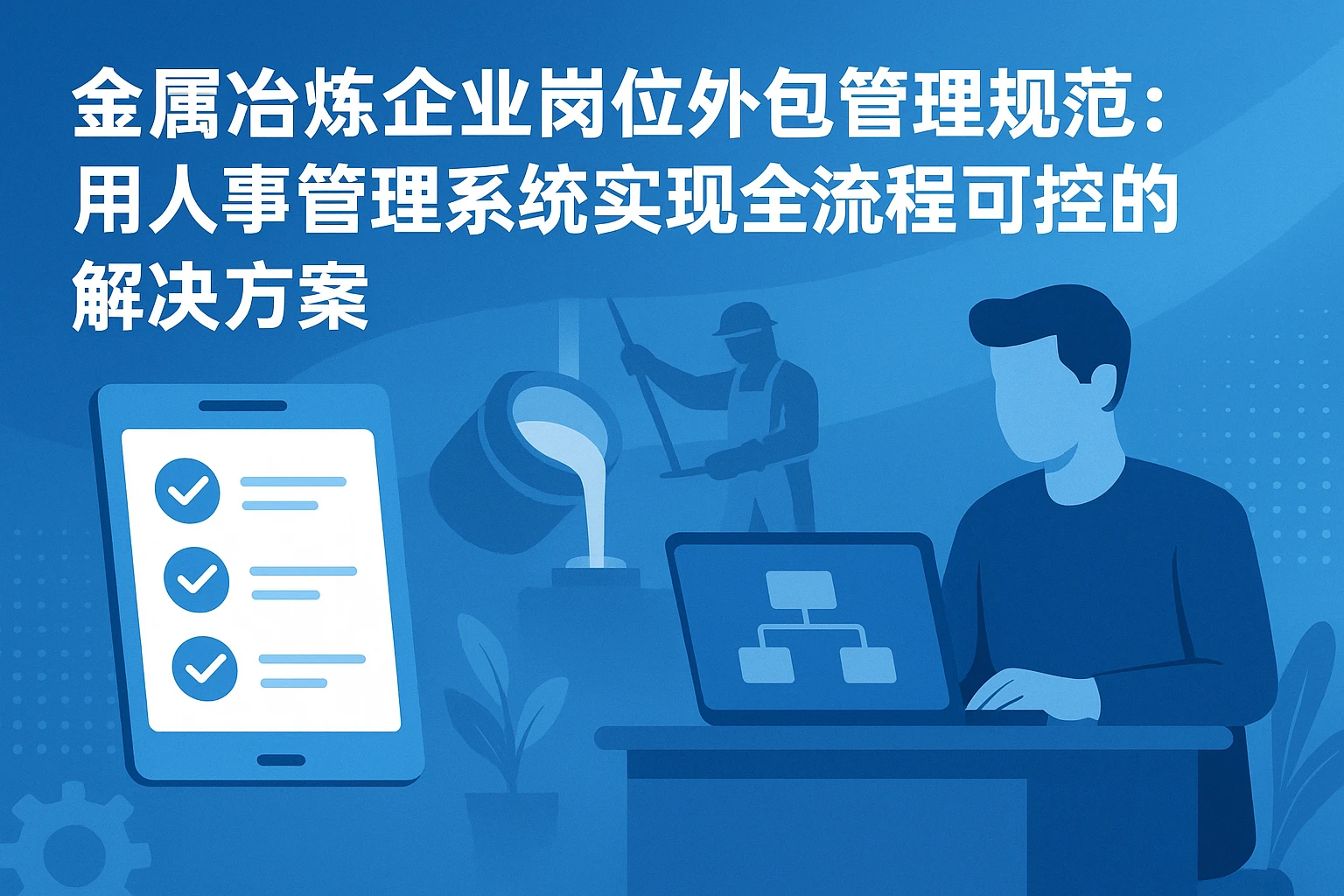 金属冶炼企业岗位外包管理规范：用人事管理系统实现全流程可控的解决方案